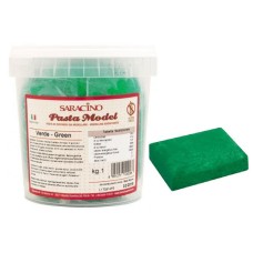 SARACINO VERDE CLAR PASTA MODEL GREEN PASTA DE ZAHAR PREMIUM 1KG